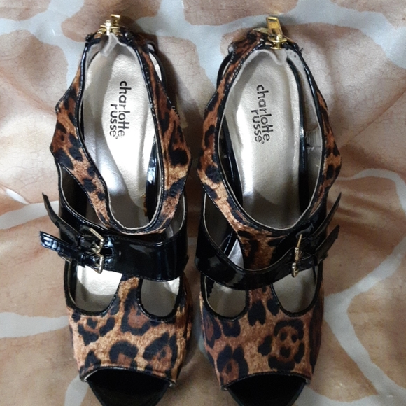 Leopard Platform Stiletto - Picture 4 of 8